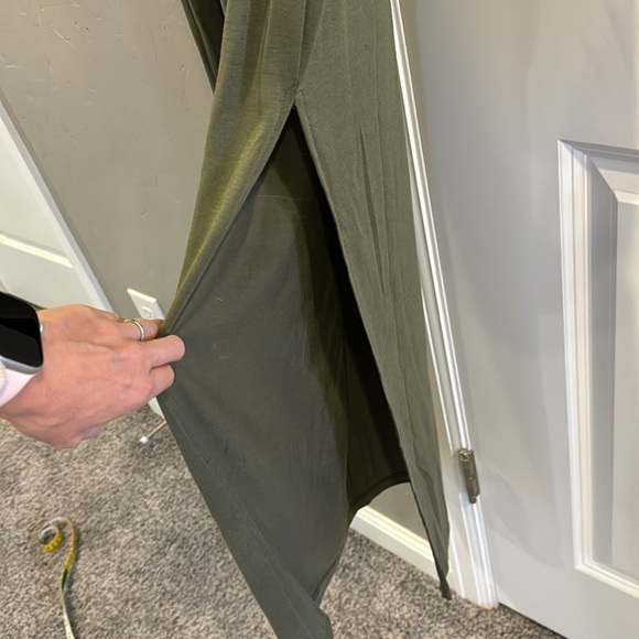 Addheat green faux wrap maxi dress size XS. - Picture 5 of 6